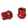 Buy cheap Red Locking Wheel Nuts 12x1.25 , Cone Spline Lug Nuts Carbon Steel Material from wholesalers