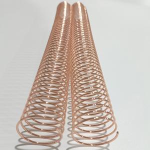 Wholesale Rose Gold Metal Coil Binding Spiral 7/8'' Single Loop For Books NanBo from china suppliers