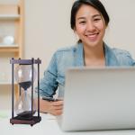 Creative Modern Hourglass Decor Sand Timer 30 Min 5 Min 1 Min