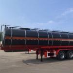 2/3 Axle 30000L Tanker Semi Trailer Carbon Steel/Stainless Steel/Aluminum Alloy