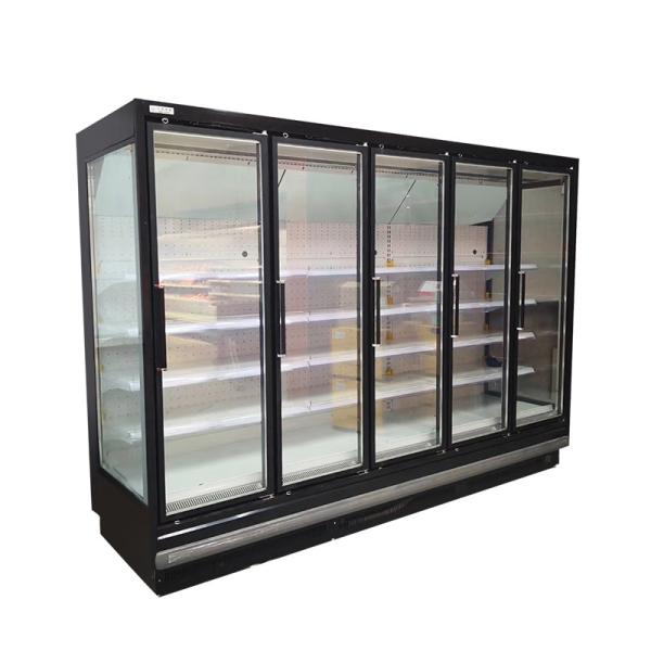 Buy cheap Commercial Supermarket Refrigeration Split Type Vertical Chilled Display Cabinet open chiller from wholesalers