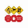 Buy cheap Aluminum Reflective Caution Safety Signs For Roadway Traffic from wholesalers