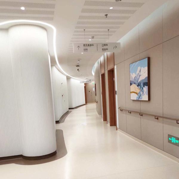 Hospital School Office Cleanroom PVC Flooring Multilayer Composite Vinyl