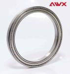 Low Noise Thin Wall Bearing 16011 2RS Steel Cage Deep Groove Ball Bearing