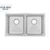 Buy cheap Double Drainer Kitchen Sinks Stainless Steel Undermount Installation from wholesalers