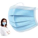 Low Sensitivity Disposable Mouth Mask , 3 Ply Non Woven Mask 100% Latex Free