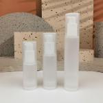 15ml 30ml 50ml Airless Vacuum Pump Bottle Frosted Matt For Lotion Cream