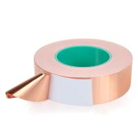 Buy cheap Adhesive Insulated Stained Glass Cicada Pure Copper Foil Tape 100vdc product