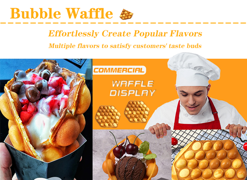 2023 Stainless Steel Mini Waffle Maker for Belgian Waffles and Snack Machine