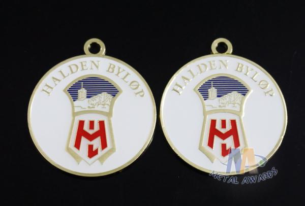 Buy cheap Soft Enamel With Epoxy Metal Zinc Alloy Iron Custom Award Medals Bespoke Design Running Events from wholesalers