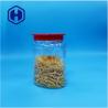 Buy cheap Oval Shaped Clear Plastic Nuts Candies Pepper Cookies Baby Food Jar Screw Top Lid from wholesalers