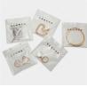 Buy cheap Small Plastic Flat Zipper Pouch for Jewelry Earrings Bracelet packing from wholesalers