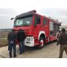 Buy cheap 350hp Emergency Rescue Fire Truck Red Colour Diesel Fuel Type from wholesalers