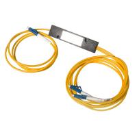 Buy cheap 1x2 FBT Coupler Optical WDM 1310/1550nm Dual Window 50/50 Ratio ABS Box LC/UPC product