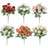 Buy cheap Artificial Rose Bouquet in White Perfect for Living Room and Mall Display 20x30cm from wholesalers