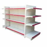 Factory Customized Color Size White Supermarket Shelves Gondola Shelving