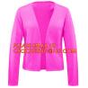 Buy cheap Short Sleeve Pointelle Shoulder Pointelle Sleeve Women Cardigan, Long Sleeve Stitch Blocking Pointelle Stripe Women Card from wholesalers