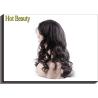 Buy cheap Virgin Human Hair Front Lace Wigs Loose With Baby Hair Around , Elastic from wholesalers