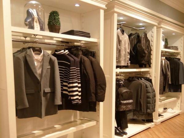 Buy cheap Environmental Men'S Garment Rack / Garment Showroom Display For Clothes Shop from wholesalers