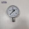 Buy cheap Customized Stainless Steel Pressure Gauge 100mm Bourdon Tube Manometer from wholesalers