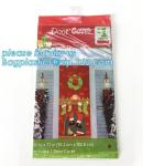 indoor & outdoor door poster PE plastic window cover for halloween christmas