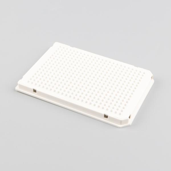 Buy cheap 384 PCR Well Plate 40ul Round Holes White Microplate With Two Corners from wholesalers