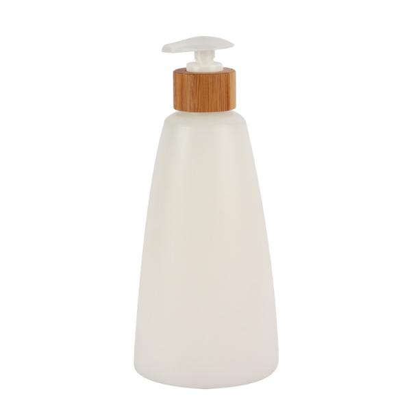 Refillable Conical HDPE Cosmetic Lotion Bottle 200ml 250ml 300ml 500ml 7oz 8oz