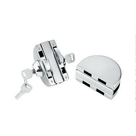 Buy cheap Glass door locks LC-001, stainless steel 304 plate, finishing satin or mirror from wholesalers