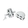 Buy cheap Glass door locks LC-001, stainless steel 304 plate, finishing satin or mirror from wholesalers