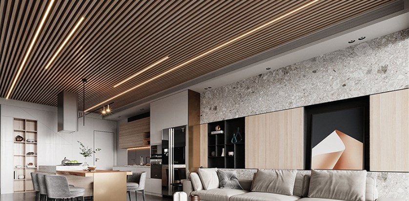 3D Boards Wood Plastic Composite WPC PVC Wall Panel for Household Interior Wall Decor