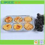 Customized Logo Round Aluminium Foil Container For Food Aluminum Trays