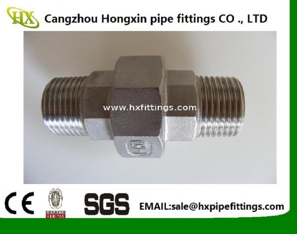UNION 316 316L 304 304L STAINLESS STEEL 1/4" NPT FEMALE THREADED FITTING PIPE
