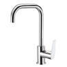 Buy cheap Chrome Single Lever Kitchen Mixer Tap 360 Degree Rotating Kitchen Faucet from wholesalers