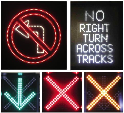 Buy cheap SMD Road LED Lane Control Signs Color Configuration Red Cross / Green Arrows from wholesalers