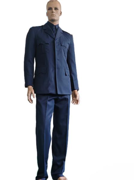Buy cheap Navy Blue 45% Wool Military Uniform - Winter Long Sleeve Ceremonial Dress from wholesalers
