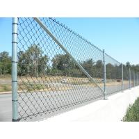 Buy cheap Black PVC Coated Chain Link Panels/Cyclone 2.1m*15m*50mm*50mm*3.5mm product