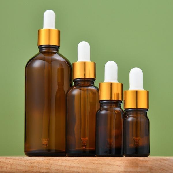 Buy cheap Glass Collar Luxury Empty Cosmetic 50ml Round Matte Frosted Face Serum Bottle 15ml30ml100ml Essential Oil Glass Amber Dropper Bottle With Box from wholesalers