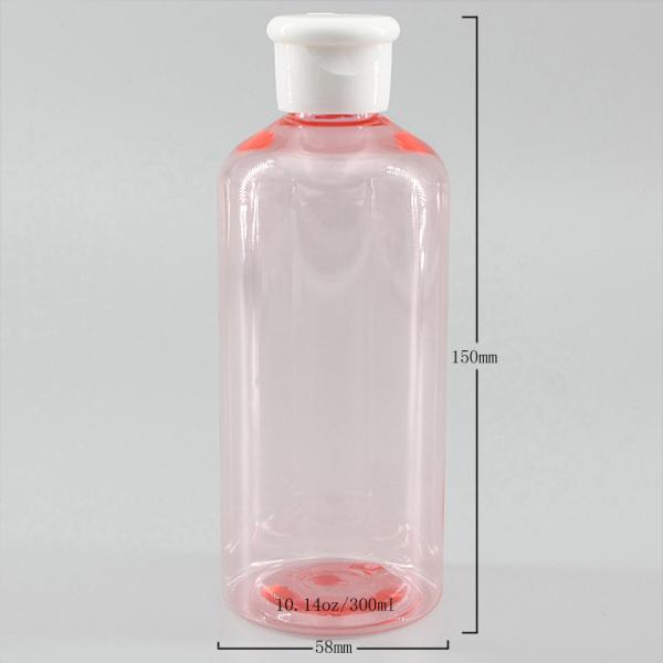Buy cheap Pink Round 58*126mm 10.14oz Bulk Plastic Bottles from wholesalers