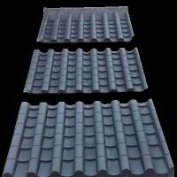 Buy cheap Color Steel Resin Roof Tiles Customized Antique Roof Tiles product