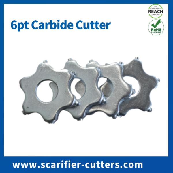 Buy cheap 6pt Carbide Cutter Blade Flail For Surface Prep Grinder Floor Scarifiers Machines from wholesalers