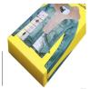 Buy cheap folding zipper packaging clothing box flat color paper zipper jeans box custom zipper wedding dressing box from wholesalers