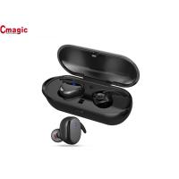 Buy cheap Black Binaural Mobile Phone Bluetooth Earpiece , Wireless Bluetooth Headset HD product