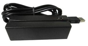 Buy cheap Manual swipe mini triple track magnetic card reader from wholesalers