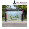 Buy cheap Waterproof Double Side 160mm SS304 Modern Bus Shelter from wholesalers