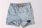 Light Blue Junior Kids Denim Shorts 95% Cotton 5% Spandex