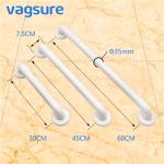Buy cheap Non Barrier Bathroom Fixtures And Fittings / Shower Grab Bars Diameter 35MM from wholesalers