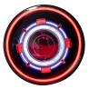 Buy cheap 7 Inch Round LED Demon Eye Halo Headlights For Jeep Wrangler from wholesalers