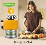 Food disposer for household kitchen use. OEM service manufacturer,1/2 horsepower