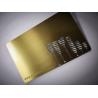 Buy cheap Ancient Brass Material Metal Business Cards With Engraved Picture / Ccustom Metal Membership Cards from wholesalers