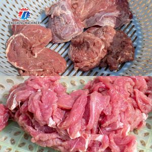 Buy cheap 145K 380V Disassembly meat slicer large stainless steel slicer slicer commercial dicing machine from wholesalers